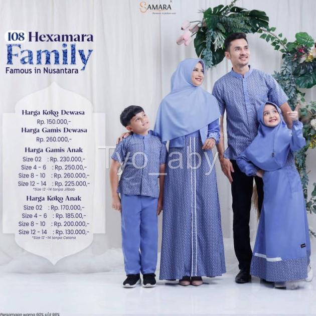 Tyo_aby - SARIMBIT SAMARA I08 HEXAMARA FAMOUS IN NUSANTARA GAMIS SARIMBIT KELUARGA BAJU MUSLIM KELUA