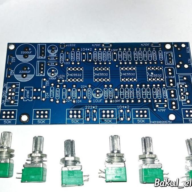 NEW PAKET PCB TONE CONTROL 2.1