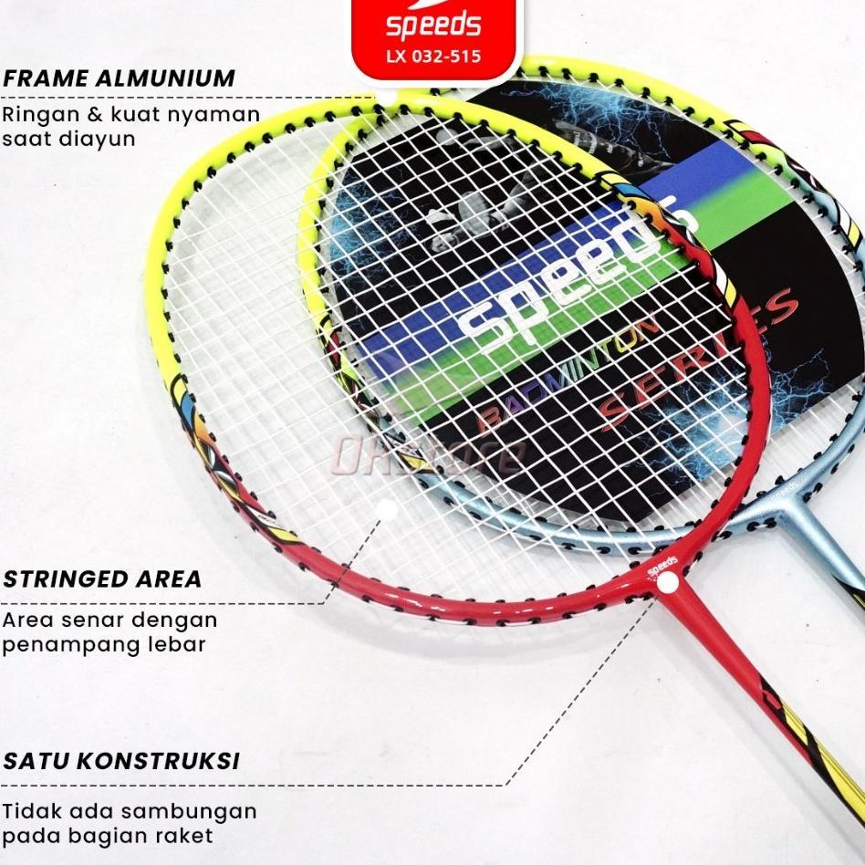 Speeds Raket Badminton Raket Bulu Tangkis Berkualitas Olahraga Badminton Original Badminton Racket F