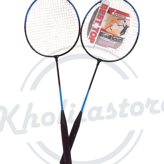 Raket Badminton Set / Raket Bulu Tangkis Isi 2