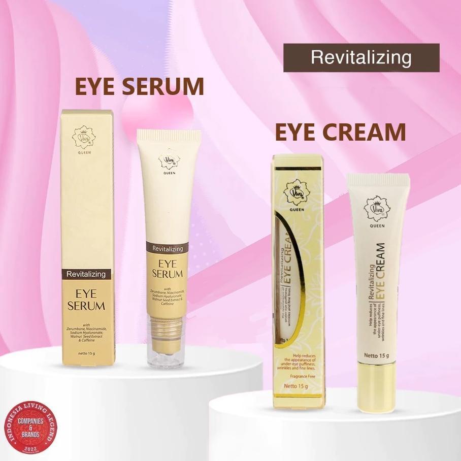 NEW VIVA Queen Eye Cream Revitalizing 15g / Eye Serum - Krim Mata Viva [terbaik][terlaris]