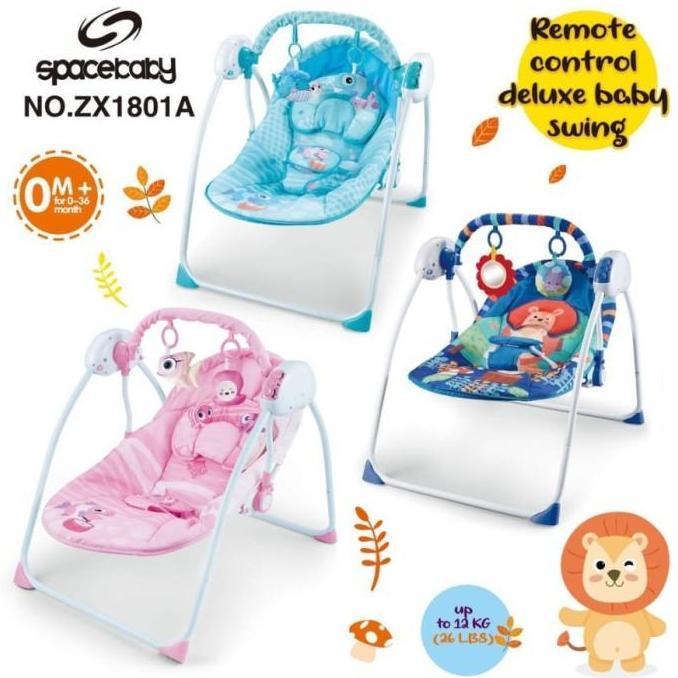 TERLARIS SPACEBABY SPACE BABY ZX1801A BOUNCER REMOTE CONTROL DELUXE BABY SWING