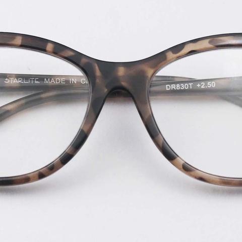 830/Kacamata Baca Wanita Cat Eye Frame Warna Motif/Kacamata Plus Wanita/Kacamata Rabun Dekat