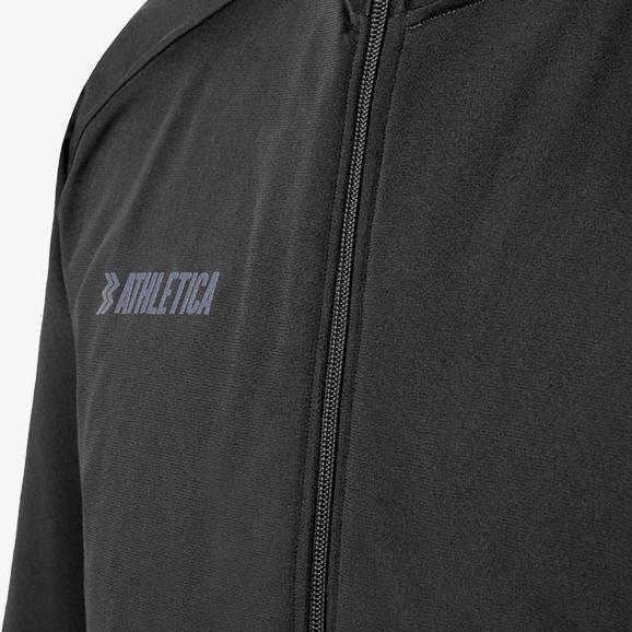 Exclusive Athletica - Levin Tracktop Black Grey | Jaket Pria Wanita Olahraga Tracktop Unisex