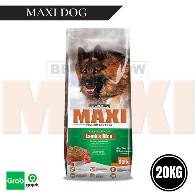 TERBARU - Maxi Dog Food 20 Kg Lamb & Rice