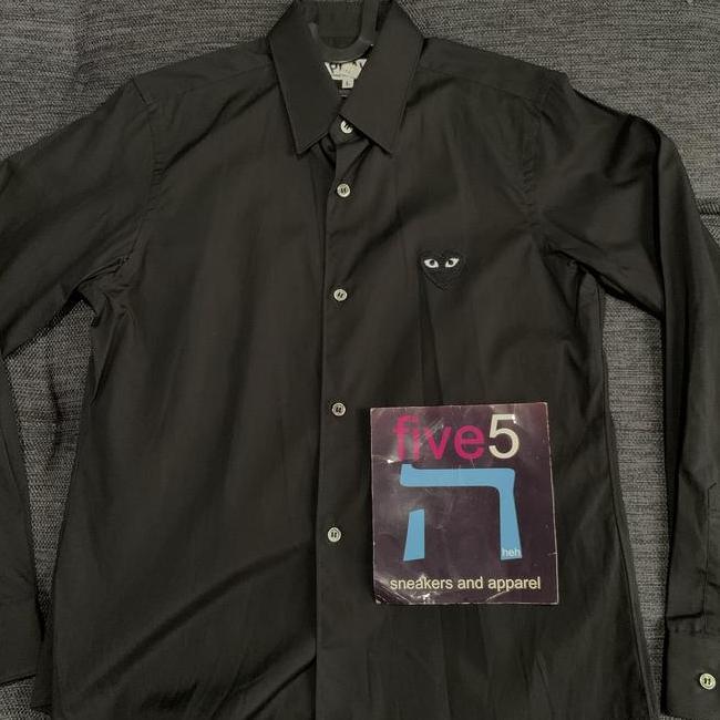 Kemeja / Shirt Kemeja Black Cdg Play Black/ Heart