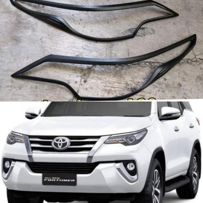 Garnish Lampu Depan Vrz 2016 Hitam Doff All Fortuner 2016.