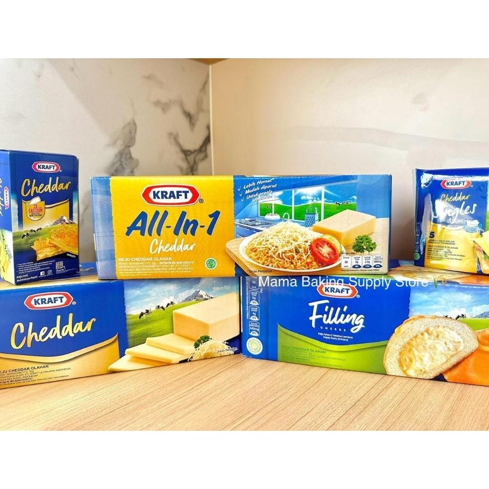 Promo Keju Kraft Cheddar Repacked 1 Kg Chedar