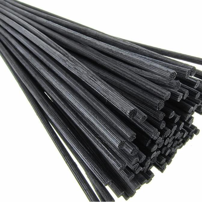 Stik Rotan Hitam Reed Diffuser Black Rattan Stick lurus