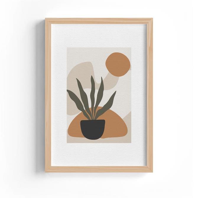 Lukisan Kanvas Print Wall Decor Mid Century - Dekorasi Minimalis