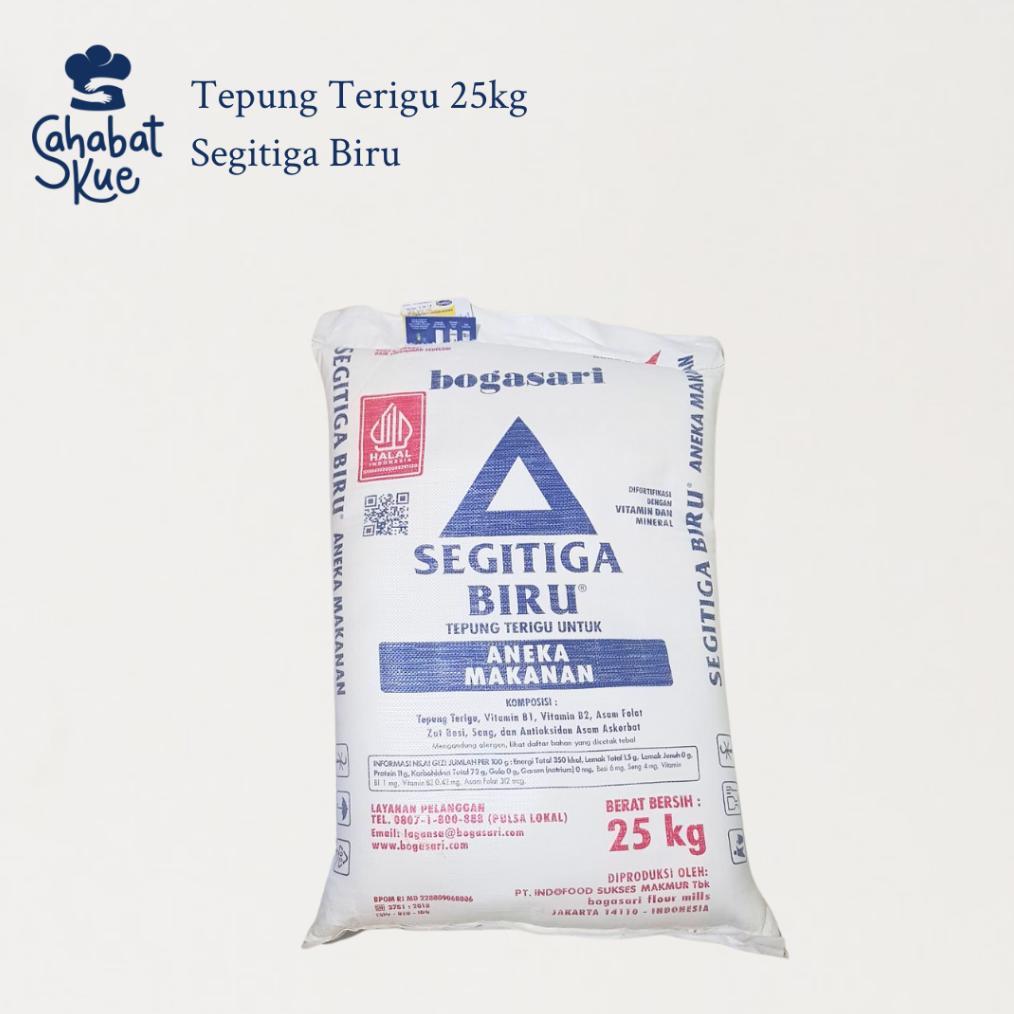 Sale Tepung Terigu Kunci Biru 25Kg / Segitiga Biru 25Kg / Cakra Kembar 25Kg (1 Sak)