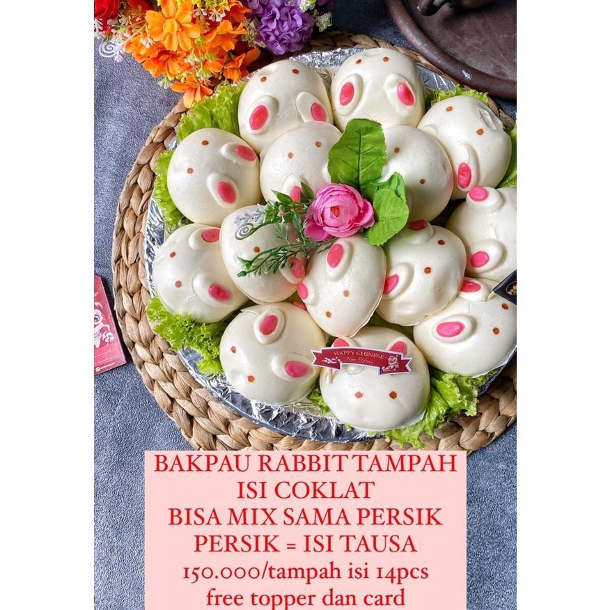 Murah Bakpao Rabbit / Kelinci Tampah Hampers Imlek / Cny 2023