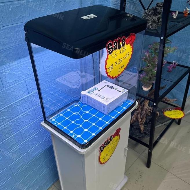 Sbt Aquarium Paket Dan Lengkap Dengan Meja Ukuran P400 Aquarium Set Cabinet