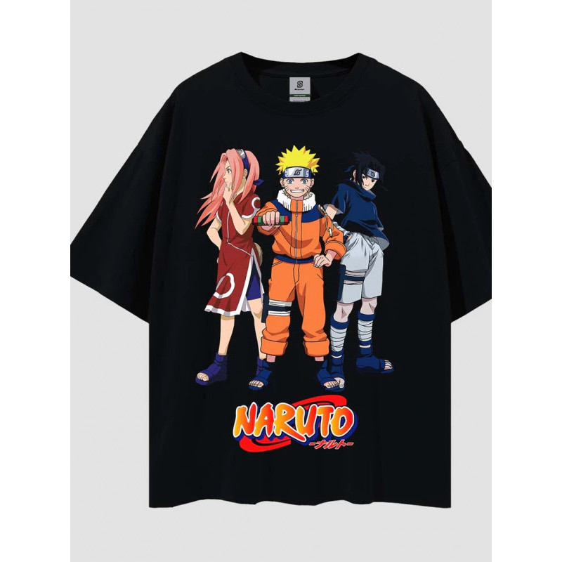COD Uzumaki Naruto Caracter Vintage T-shirt Style Oversize Tee / Naruto T Shirt