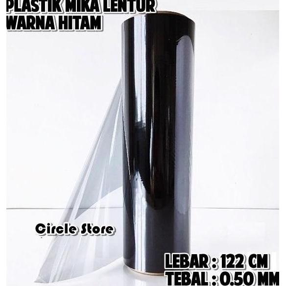 Avvolgere- Plastik Mika Lentur Flexible Pvc Hitam Lebar 122Cm Tebal 0.50Mm