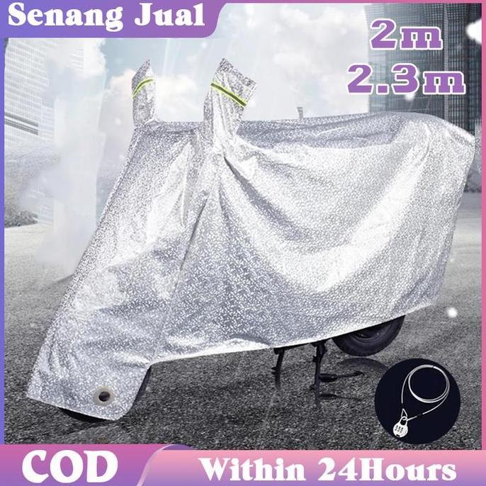 HAMDORA Penutup Motor Anti Hujan Dan Panas / Cover Pelindung Motor / Sarung Penutup Sepeda Listrik