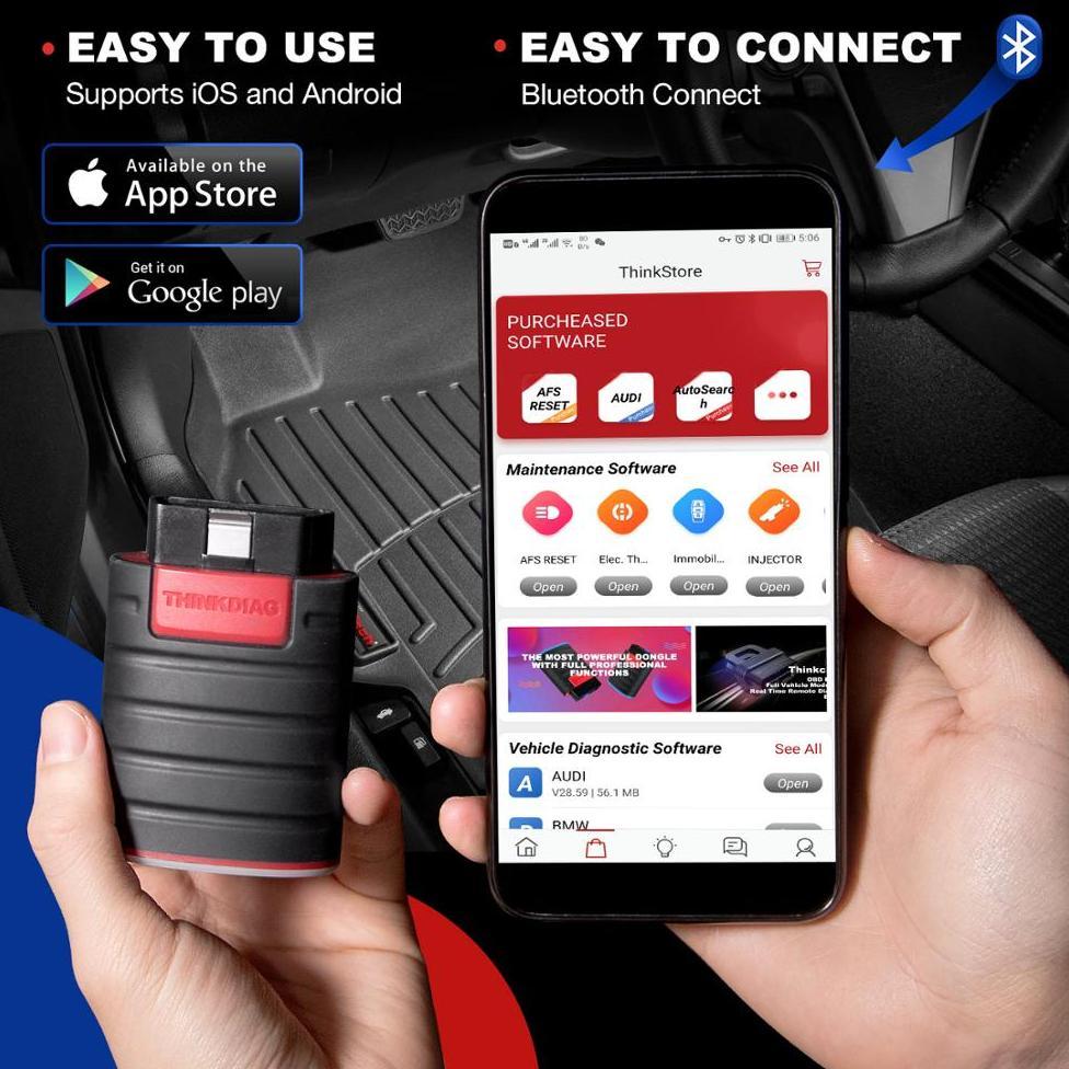 Thinkdiag Pro OBD2 Scanner Mobil Full Software Untuk Semua Merk Mobil