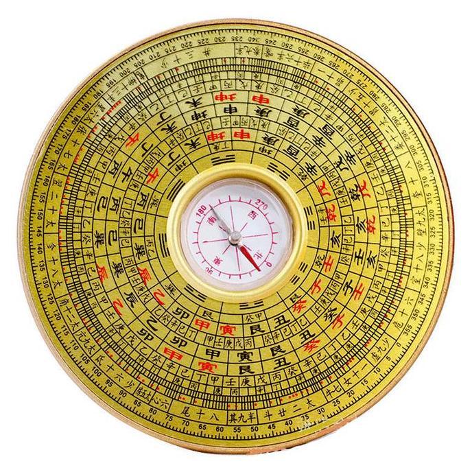 EZESJIT Feng Shui Kompas Penunjuk Arah/Cina Kuno Feng Shui Bagua Panduan Takdir Kompas