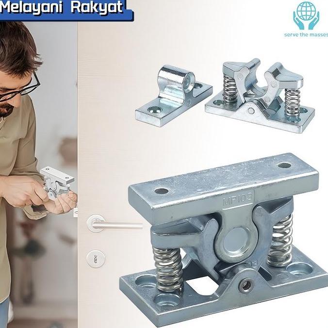 HASQUINE Penahan Pintu Magnet Penahan Pintu Berat Stopper Alloy Capit Udang