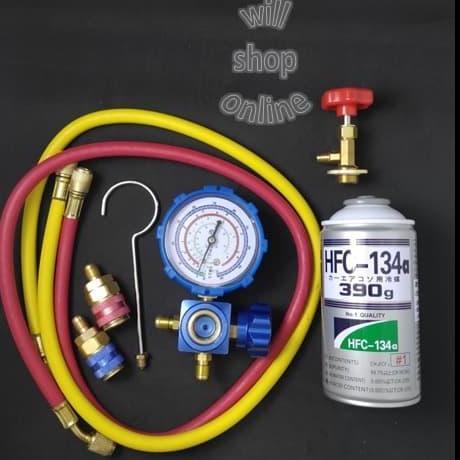 PAKET ALAT PENGISIAN FREON AC MOBIL KULKAS KOMPLIT MURAH