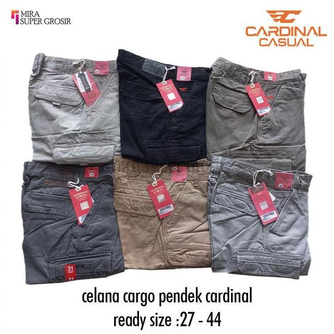 Cardinal Celana Cargo Cardinal Celana Cargo Pendek Tebal Abu Hitam Pria Clna Gunung Cowok