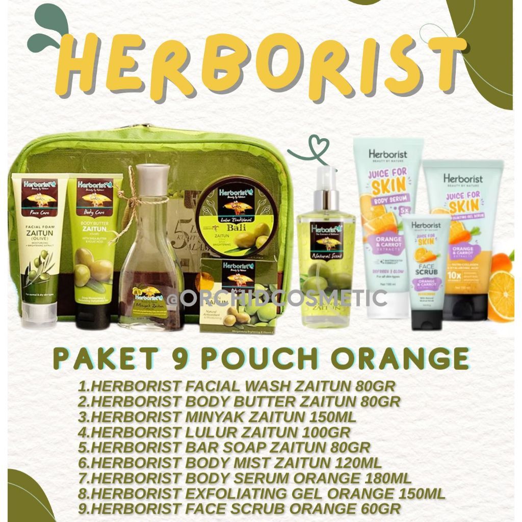 Herborist Paket Zaitun Lengkap / Paket Seserahan Hadiah Pernikahan Herborist Zaitun