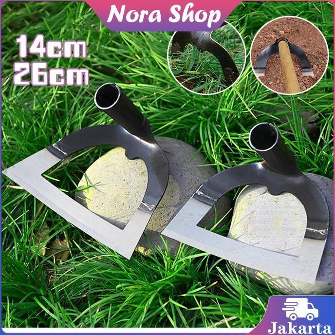 GUNEMANE Cangkul Berongga Baja Mangan Cangkul Berkebun Cangkul Rumput Liar