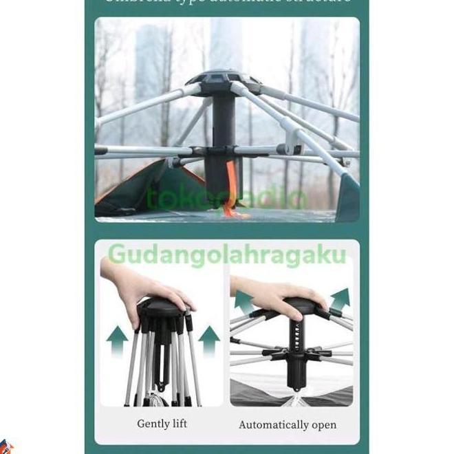 Tenda Camping Buka Otomatis 5 8 Orang Tenda Camping Keluarga Outdoor