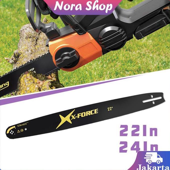 GUNEMANE Guide Bar Chainsaw 22in 24in Bar Chainsaw Maestro Bar Gergaji Mesin