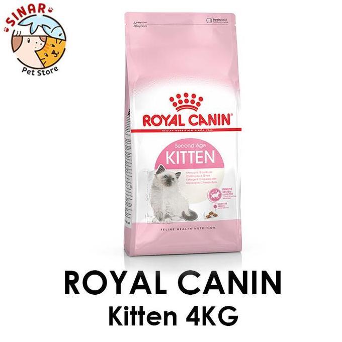 NEW Royal Canin Kitten 4KG 2nd Age Makanan Anak Kucing Dry Cat Food