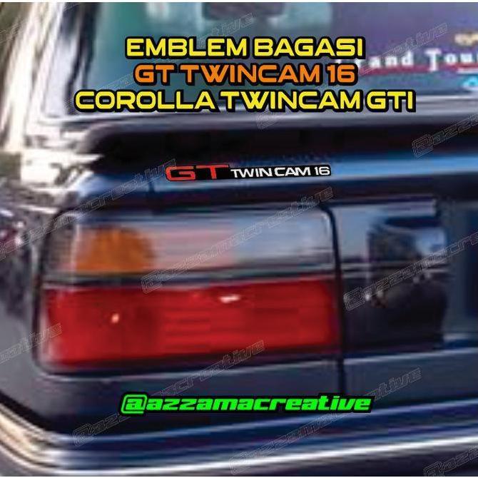 Emblem Gt Twincam Twincam 16 Toyota Corolla Gti