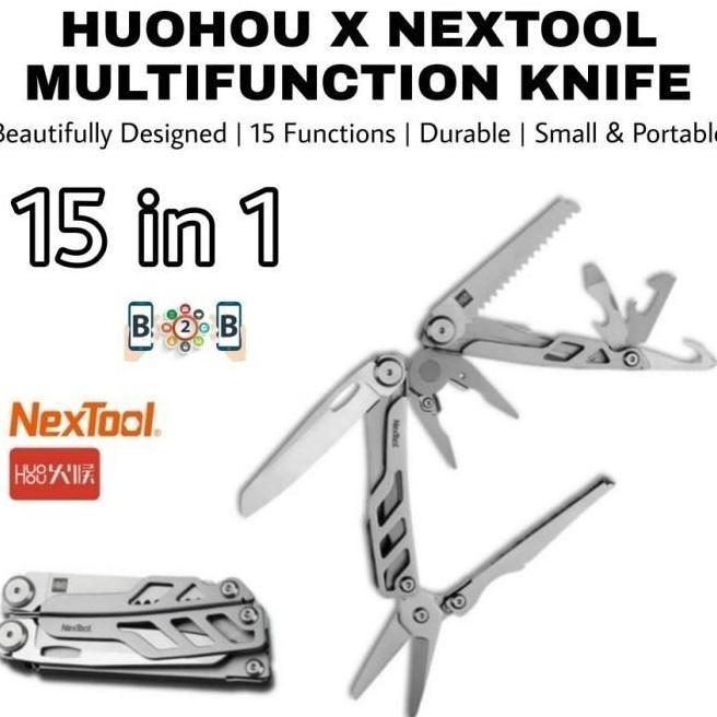 Nextool X Huohou Multifunction Knife 15In1 - Pisau Lipat