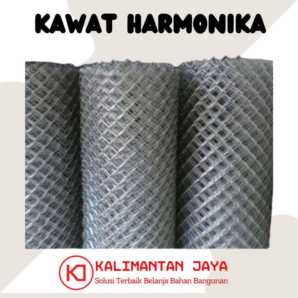 Kawat Harmonika / Kawat Pagar Galvanis (Harga Per Meter)