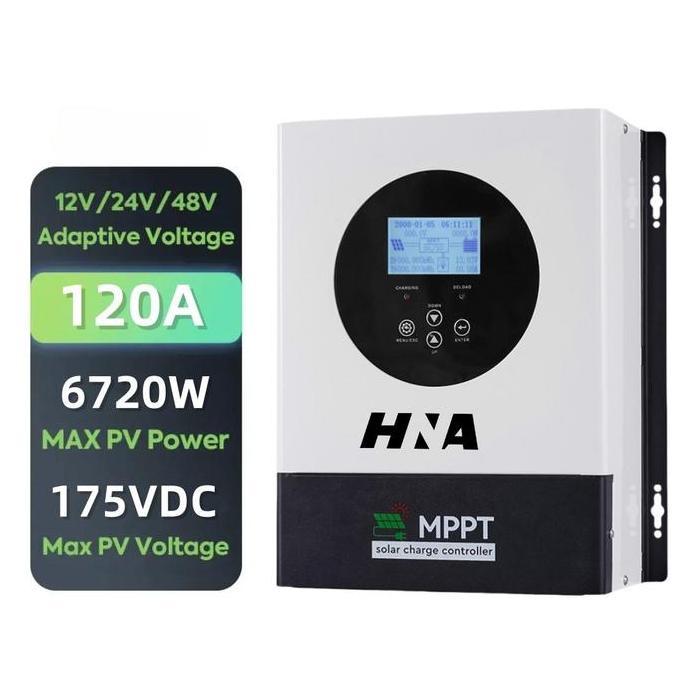 HNA MPPT 60A 120A 12V - 48V SCC Solar Charge Controller PV Solar Panel Surya 12V 24V 36V 48V