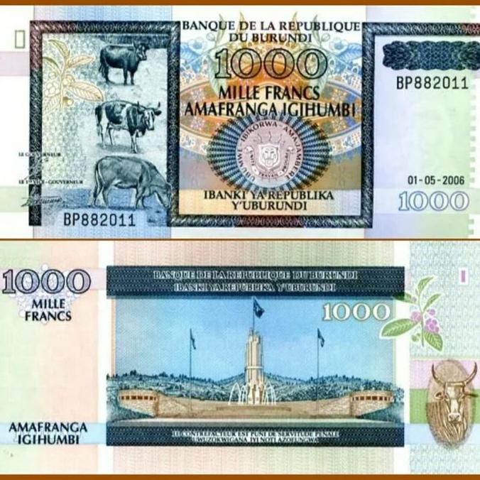Burundi 5000 Francs 2006