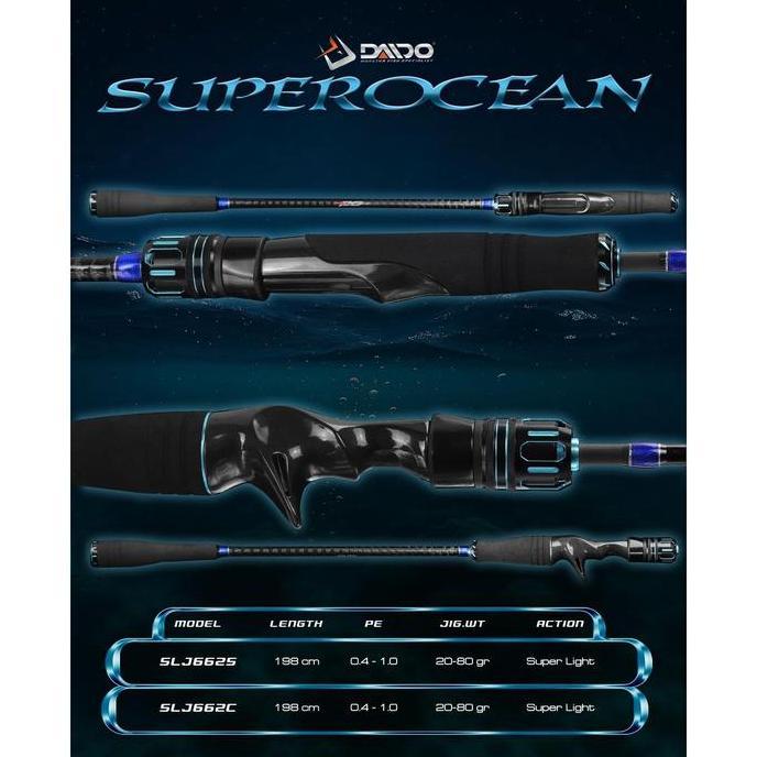 Daido - Joran Superocean Super Light Jigging 198 - Joran Pancing