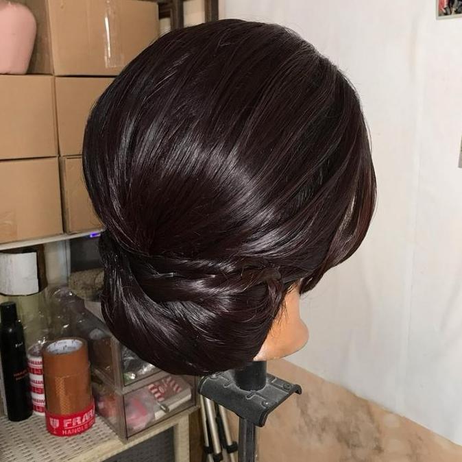 Wig sanggul full satu kepala teresa 02