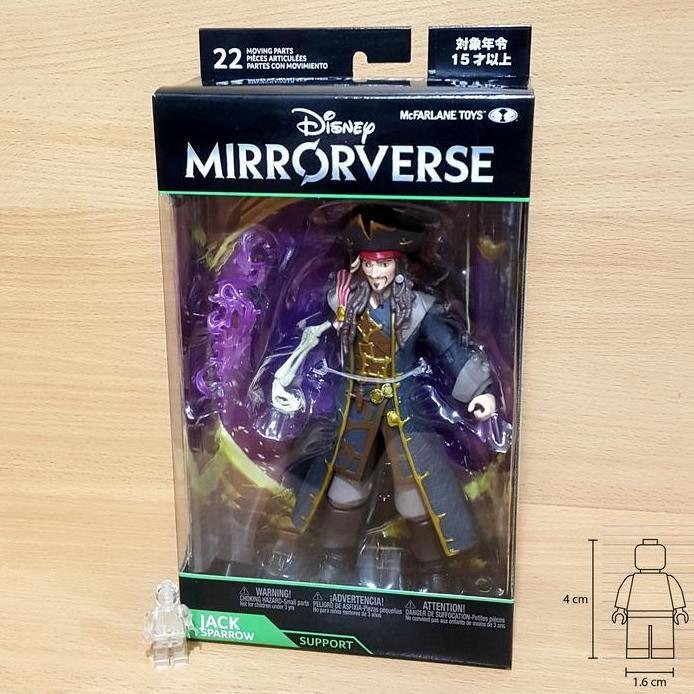 Disney Mirrorverse Action Figure 7inch Jack Sparrow SUPPORT McFarlane