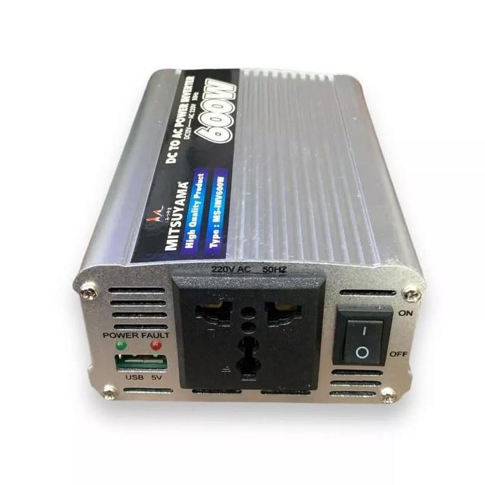 Power Inverter DC to AC 600W / Mitsuyama Inverter MS-INV600W