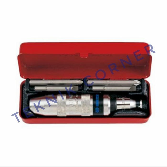 KING TONY ORI obeng ketok impact driver set 5 pcs obeng gedor