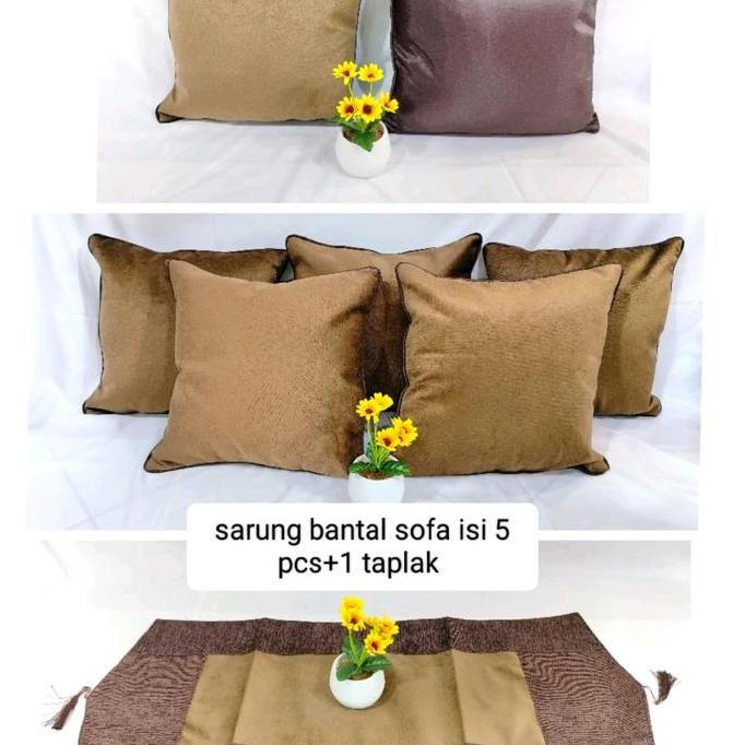 sarung bantal sofa polos/sarung bantal sofa 40x40