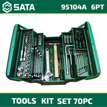 SATA 95104A-70 6PT CANTILEVER MECHANIC TOOL BOX SET 70PCS TOOL KIT SET