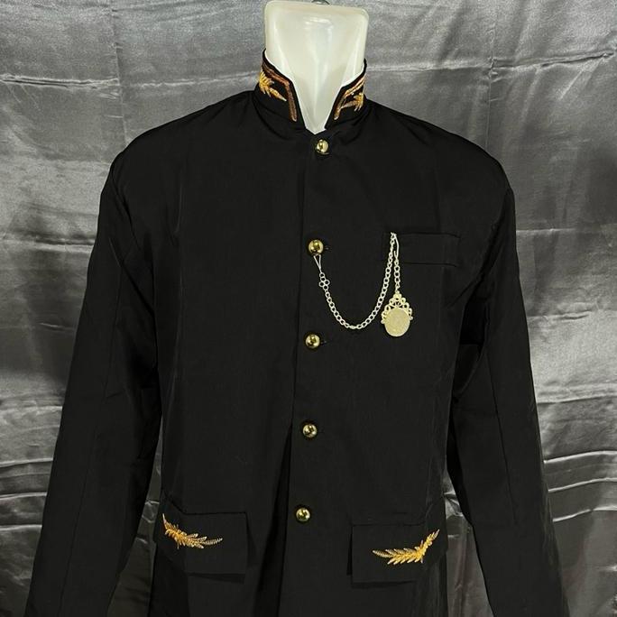 BEST SELLER Beskap Model Sunda Bordir - Pria Dewasa Warna Hitam