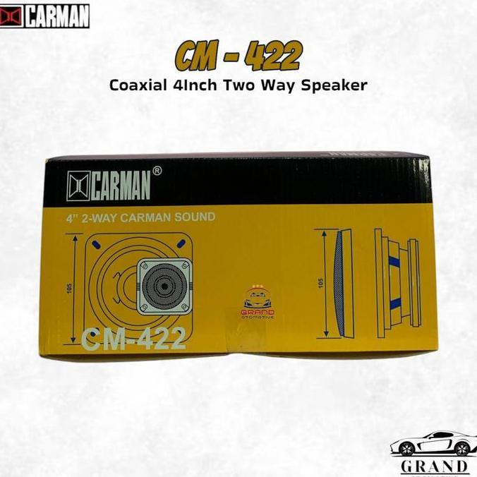Speaker Pintu Mobil 4 Inch Coaxial Carman Cm 422