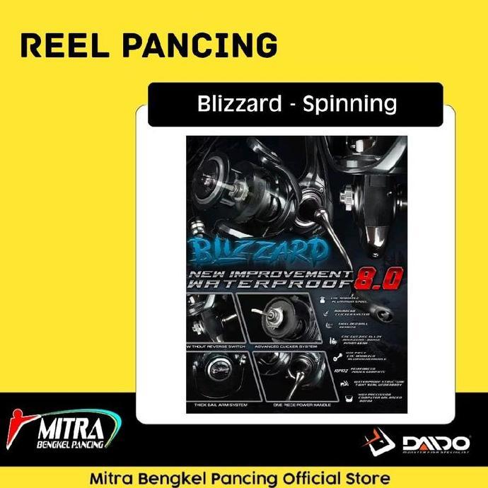 Reel Daido Blizard 1000 - 6000 Reel Pancing Original