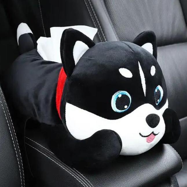 Kotak Tisu Boneka Tempat Tisu Mobil Mainan Boneka Kotak Sandaran Tangan Kartun Lucu