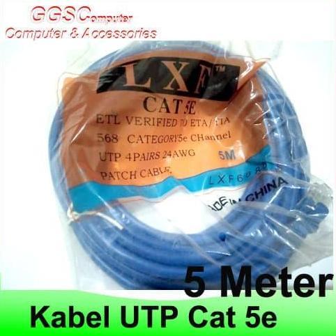 Kabel lan 5 meter utp cat 5e