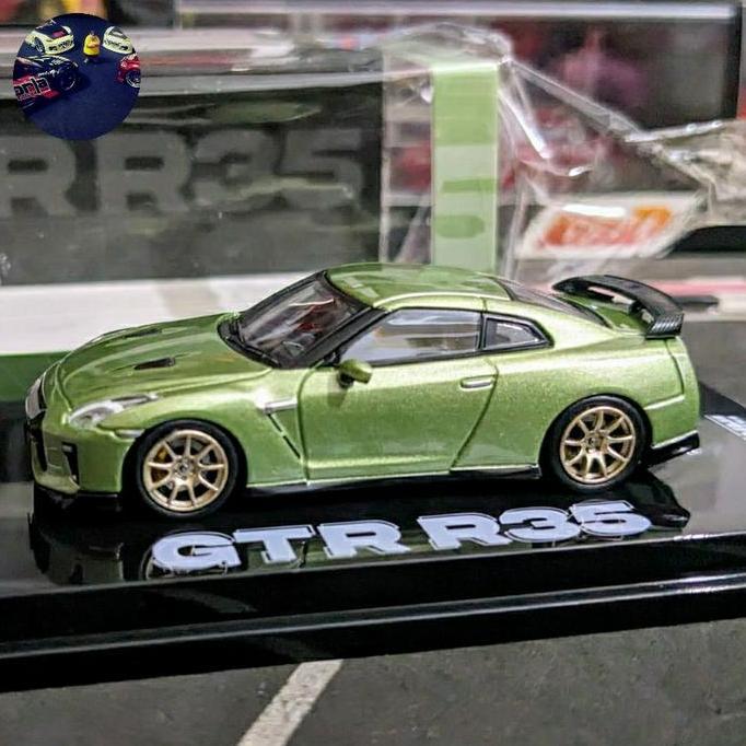 Diecast Inno64 Nissan Skyline GTR R35 Millenium Jade