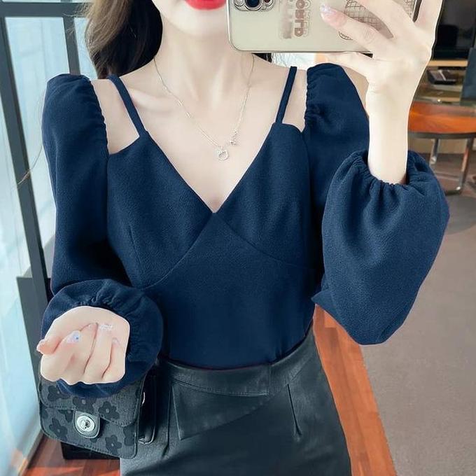 VATGUVOH Blouse Eli / Blouse Ootd Atasan / Atasan Wanita Terbaru 2023 / Blouse / Baju Wanita Dewasa 