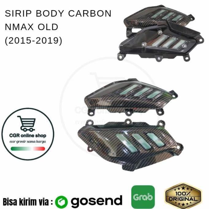 Body samping Sirip Hiyu Yamaha Nmax Old Nmax 2019 Carbon